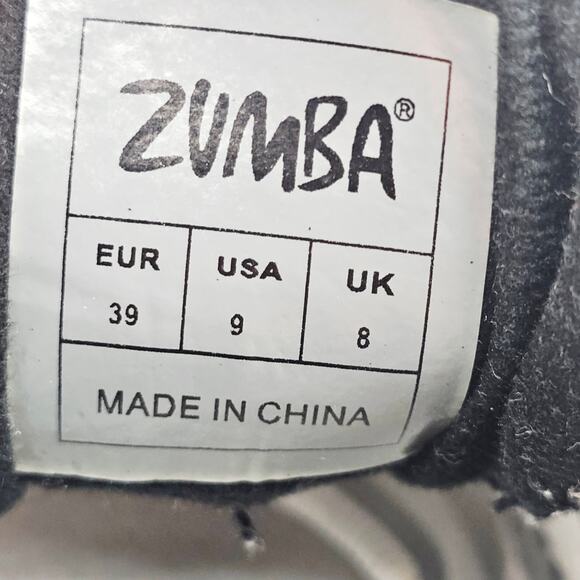 ZUMBA Classic Shoe Womens 9 Dance Fitness Exercise Workout Athletic 131301 White - Picture 8 of 9